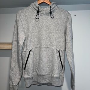 Adidas gray and black hoodie